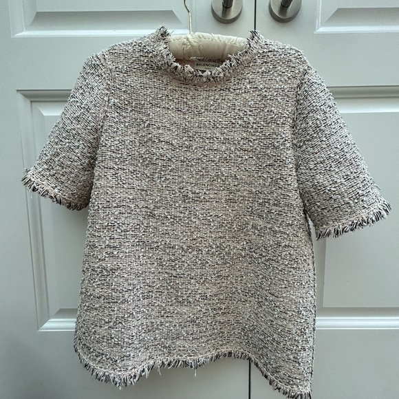 Balenciaga top. Size 40. Light pink with silver - Picture 3 of 7